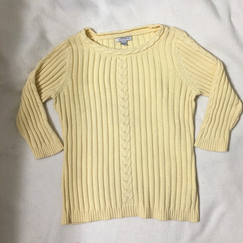 Mercer Street Studio, Yellow, Large Sweater